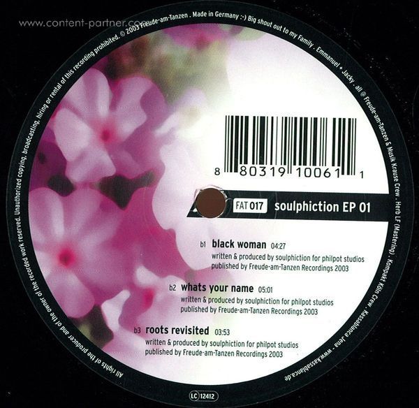 soulphiction - soulphiction 1 (Back)