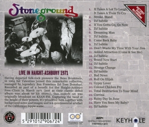 stoneground - live in haight-ashbury 1971 (Back)