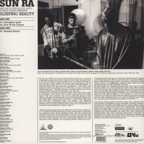 sun ra - sleeping beauty (Back)