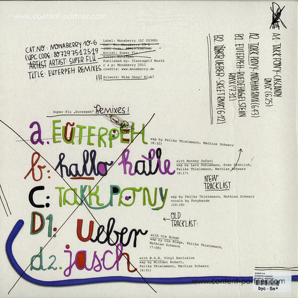 super flu - euterpeh remixes (Back)