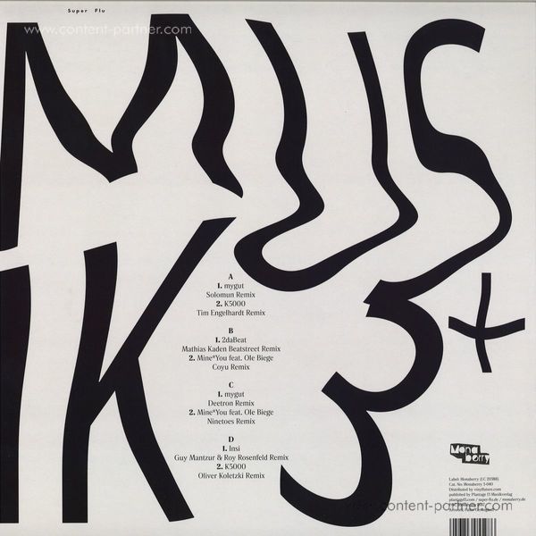 super flu - musik 3+ (2x12") (Back)