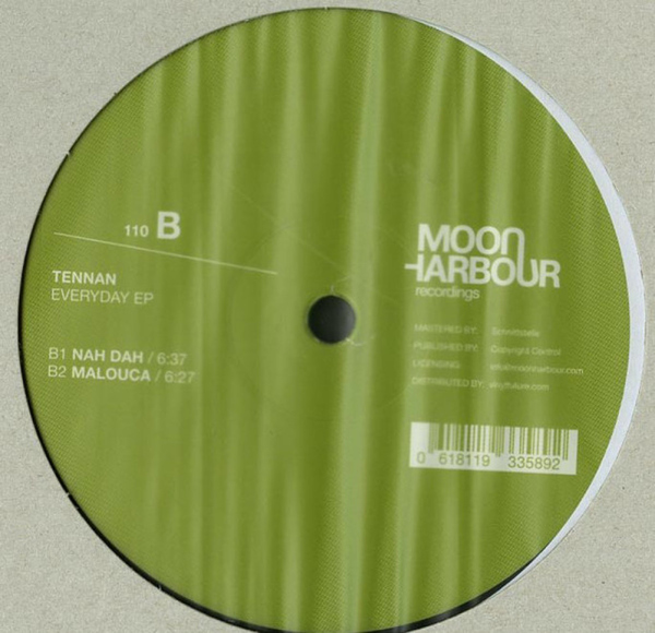 tennan - everyday ep (Back)