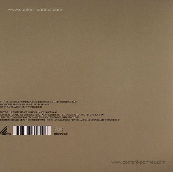 terrence parker - lost treasures vol. 7 (Back)