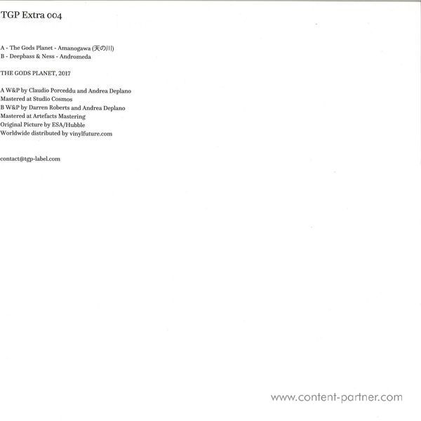 the gods planet / deepbass & ness - tgp extra 004 (Back)