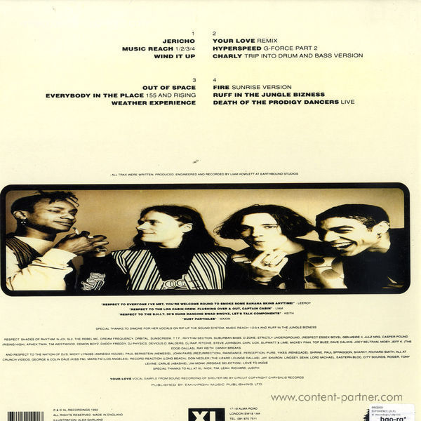 the prodigy - experience (Back)