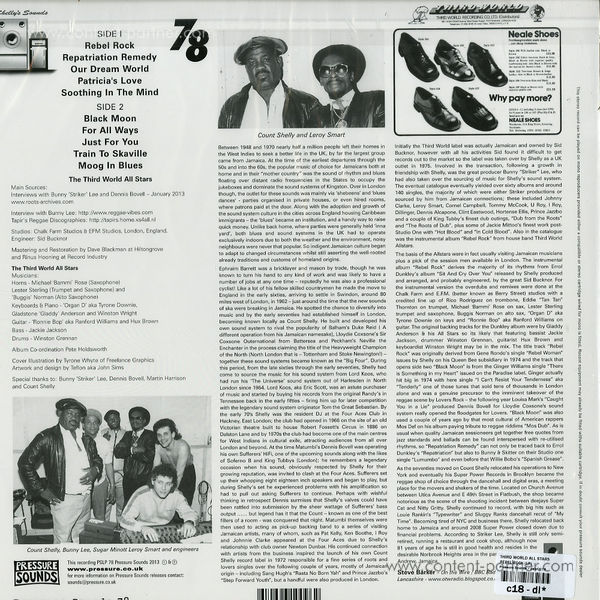 third world all stars - rebel rock (Back)
