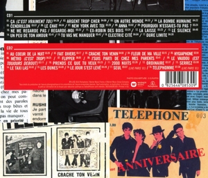t?l?phone - a coeur de telephone-best of (Back)