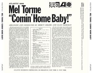 torme,mel - comin' home baby! (Back)