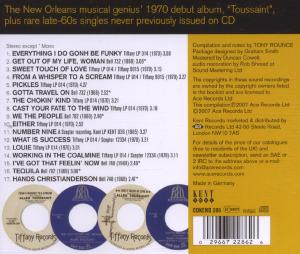 toussaint,allen - what a success-scepter and bell recordin (Back)