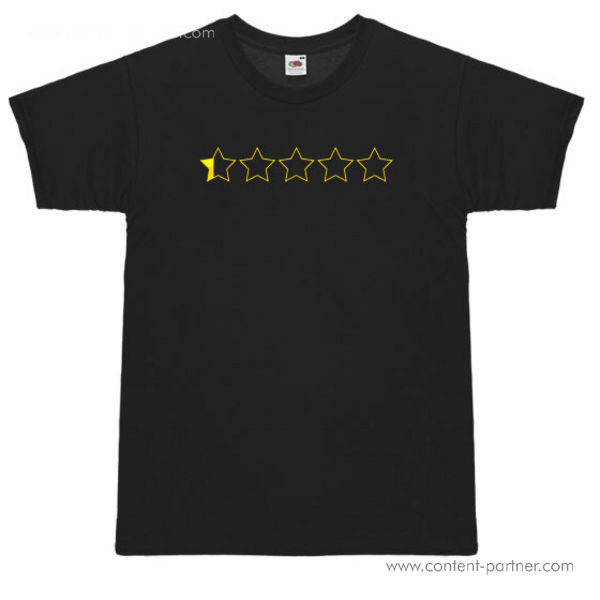 t-shirt, size m, schwarz - bad rating