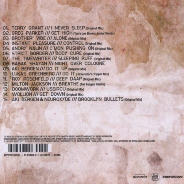 v.a.mixed by aki bergen - rome session (Back)