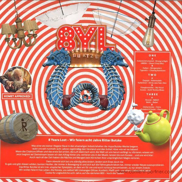 various artists - 8 years lost compilation three (Back)