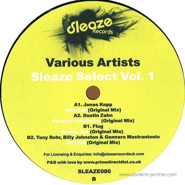 various artists - sleaze select vol. 1