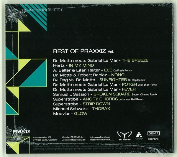 various - best of praxxiz vol.1 (Back)