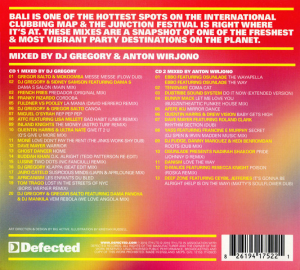 various - defected in the house: bali 10 (Back)