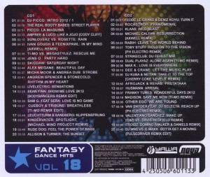 various - fantasy dance hits vol.18 (Back)