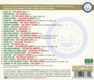 various - golden state psychedelia (Back)