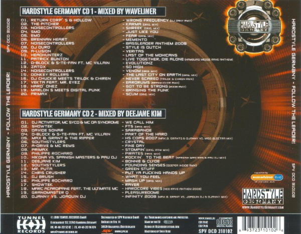 various - hardstyle germany vol.3 (Back)