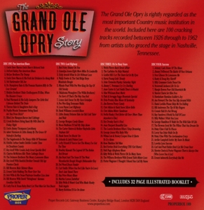 various - the grand ole opry story (Back)