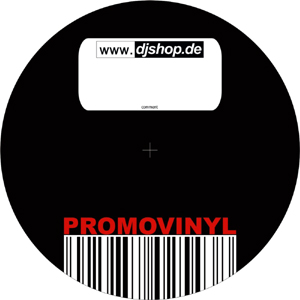 vinyl blindling - promo vinyl aufkleber / djshop