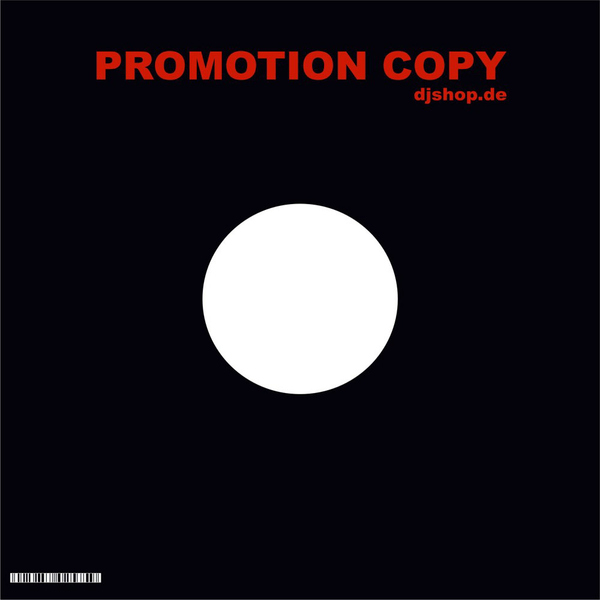 vinyl-cover - schwarz mit promo aufdruck