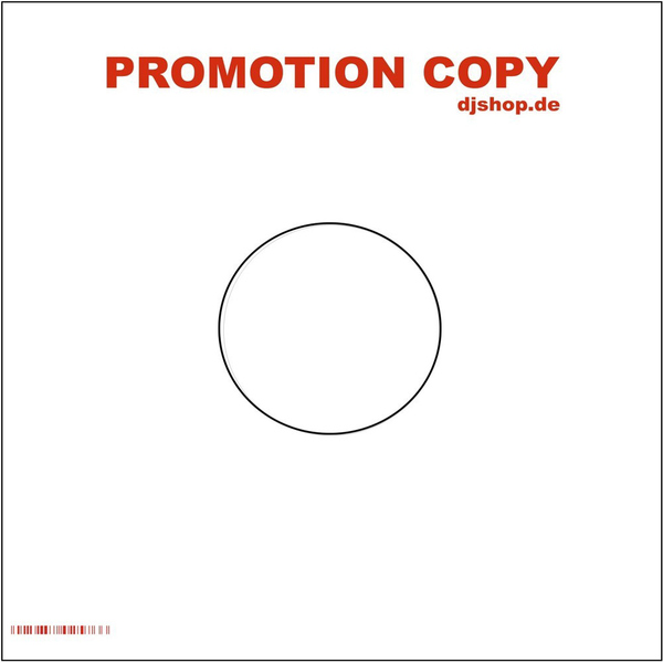 vinyl-cover - weiss mit promo aufdruck
