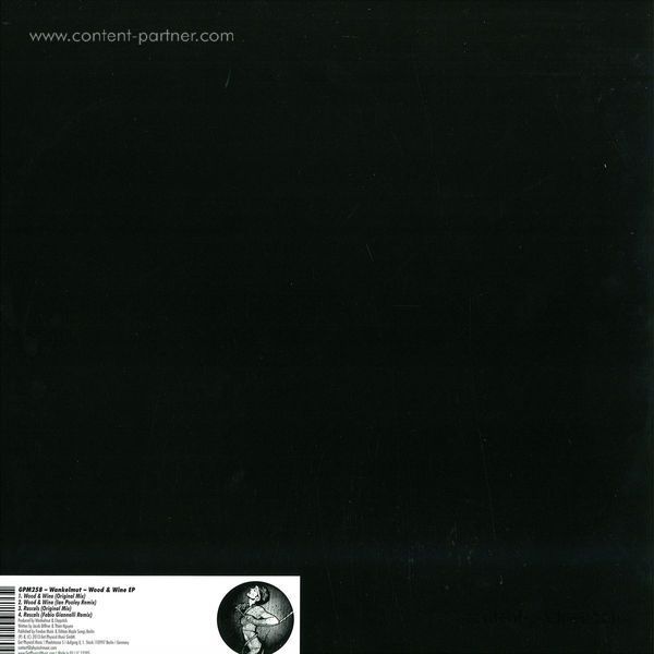 wankelmut - wood & wine, ian pooley rmx (Back)