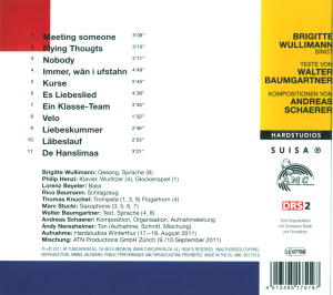 wullimann,brigitte - brigitte wullimann singt (Back)