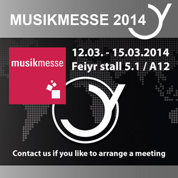 Musikmesse Frankfurt: Feiyr ist dabei