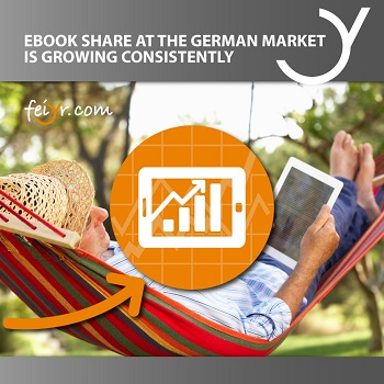 eBook Share at the German market is growing consistently