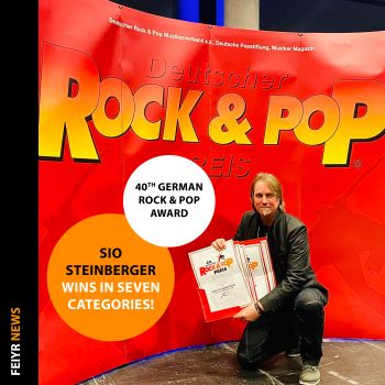 Sio Steinberger wins the 40th German Rock &amp;amp; Pop Award!