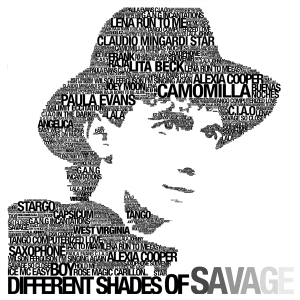 different shades of savage