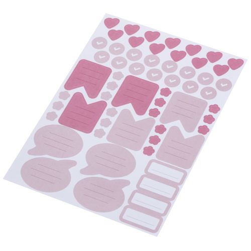 Lisa Wirth - Lisa Wirth - 2 Stickerbögen DINA5 rosa
