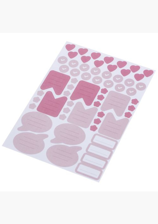 Lisa Wirth - 2 Stickerbögen DINA5 rosa