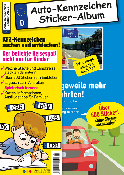 Gesierich, Philipp - Gesierich, Philipp - Das KFZ-Kennzeichen Sticker-Sammelalbum