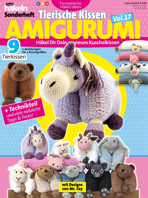 TIERISCHE KISSEN AMIGURUMI, Vol. 17