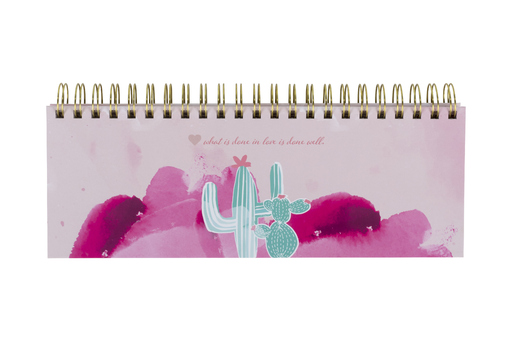 Lisa Wirth - Lisa Wirth - Tischkalender Alpaka& Kaktus / Querkalender 24