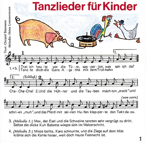Lenders, Hans G; Hepp, Hannes - Tanzlieder für Kinder