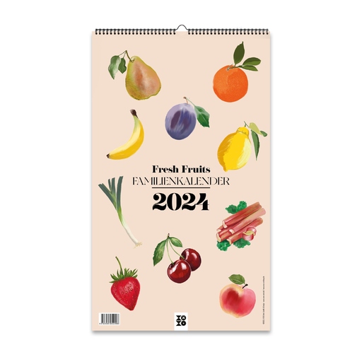 XOXO Arte; Garschhammer, Anja - XOXO Arte; Garschhammer, Anja - Design Familienkalender 2024 "Fresh Fruits"
