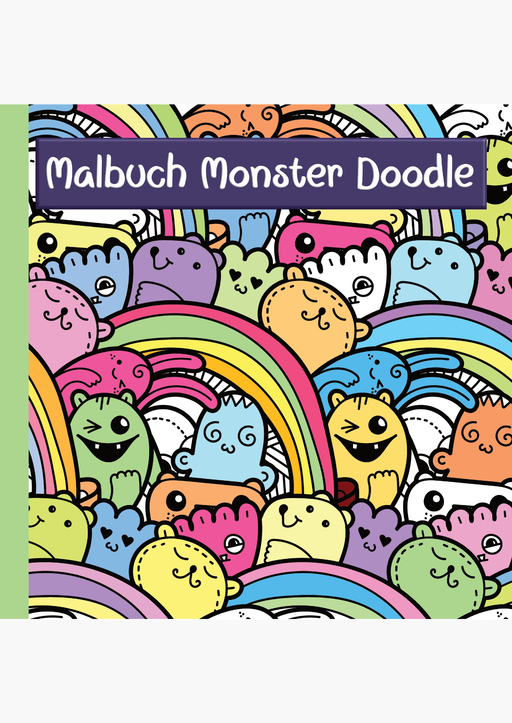 von Zimtbärwind, Josie/Zimtbärwind, Kinderbücher - Monster Malbuch mit lustigen Doodle Motiven für Ki