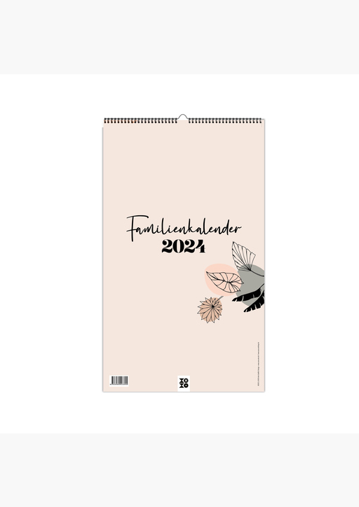 XOXO Arte; Garschhammer, Anja - Design Familienkalender 2024 Boho Style / Scandi /