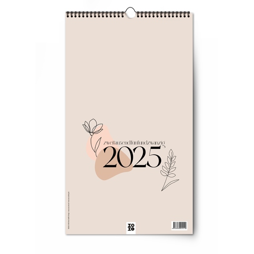 XOXO Arte; Garschhammer, Anja - XOXO Arte; Garschhammer, Anja - Boho Style Lineart Wandkalender 2025