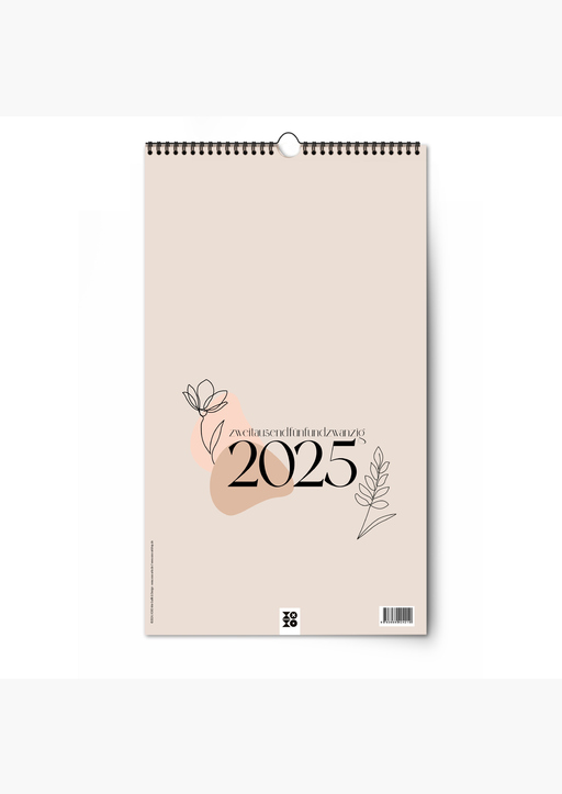 XOXO Arte; Garschhammer, Anja - Boho Style Lineart Wandkalender 2025
