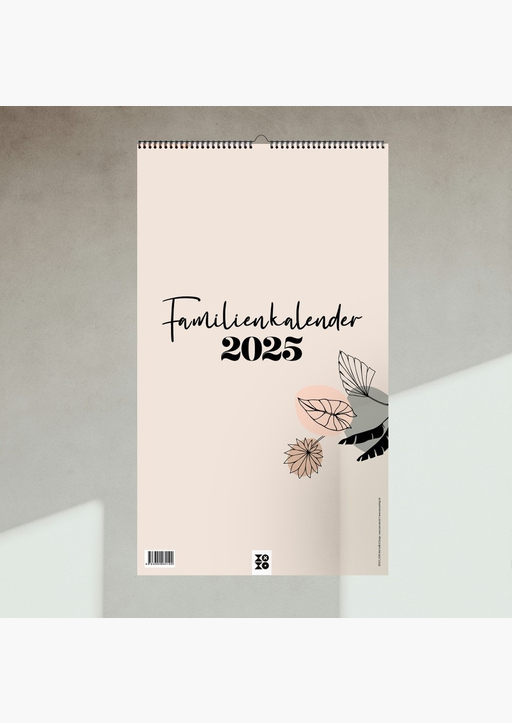 XOXO Arte; Garschhammer, Anja - Design Familienkalender 2025 Boho/Scandi